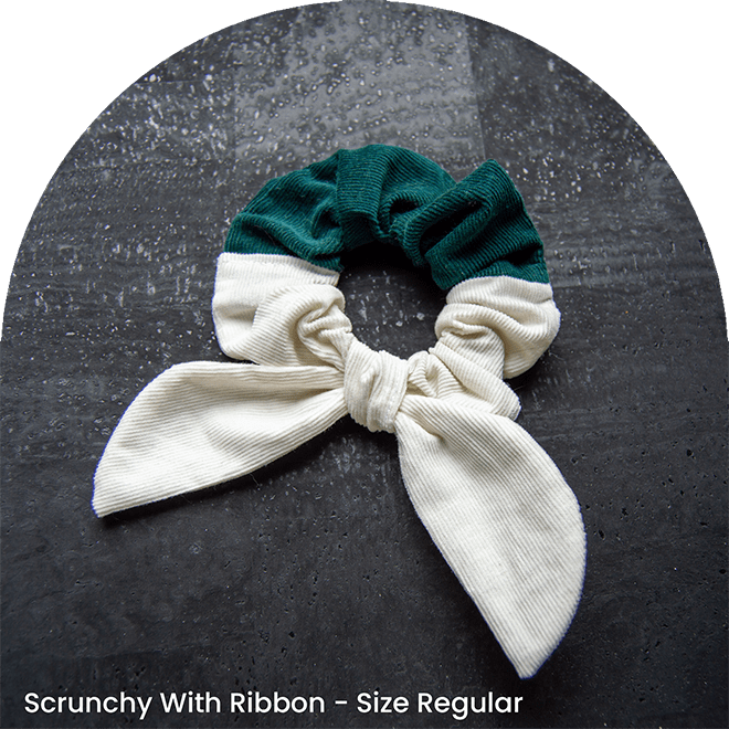 Bow Tie And Scrunchy Set - As Green As It Gets