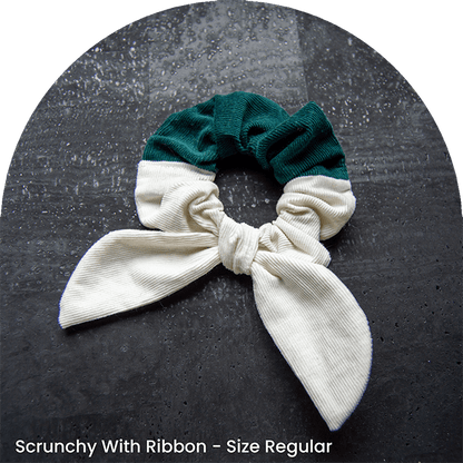 Bow Tie And Scrunchy Set - As Green As It Gets