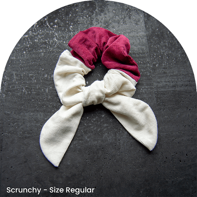 Bow Tie And Scrunchy Set - It Is Red