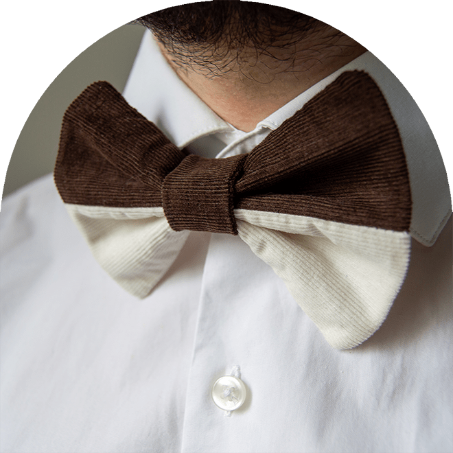 Bow Tie Set - Brownie